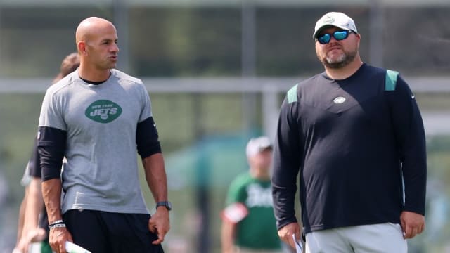 Jets HC Robert Saleh, GM Joe Douglas